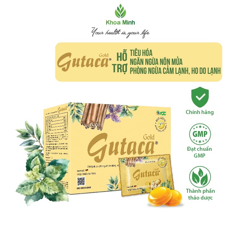 Kẹo Gừng GUTACA [Hộp 200 viên] - [gucata, gutacar]