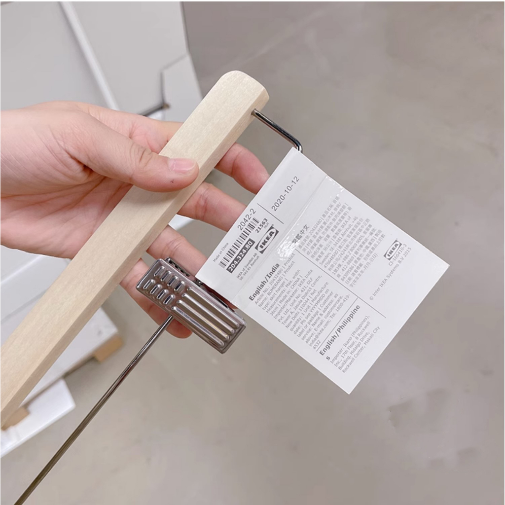 Mắc móc kẹp treo quần váy IKEA Bumerang