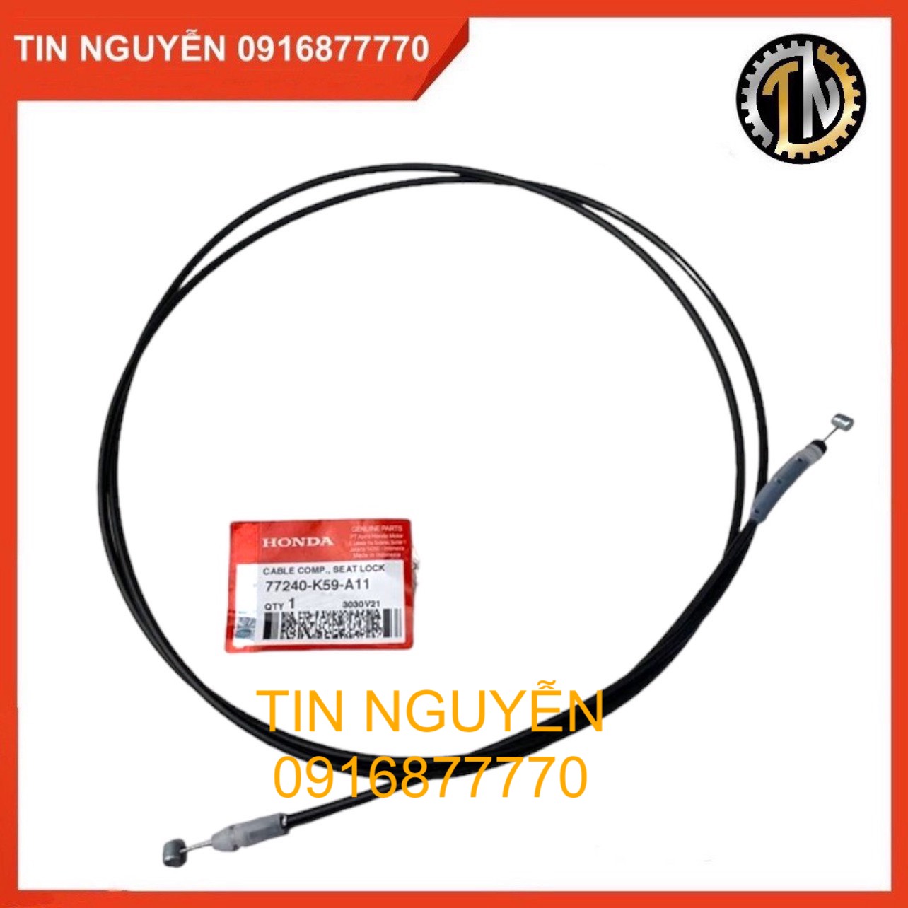 Dây cáp mở yên xe Vario Click dùng chung các đời xe