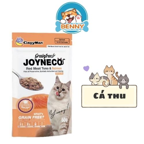 Pate Cho Mèo Biếng Ăn JOYNECO - Gói 60G