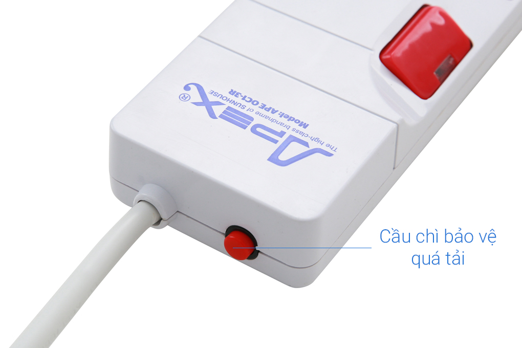 [HCM]Ổ cắm điện 3 lỗ 2.5m Apex AP VMM28