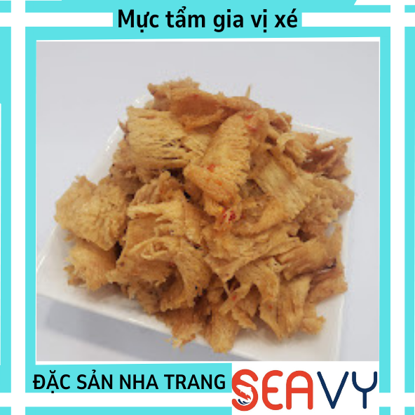 🦑🌶️ Mực tẩm gia vị Nha Trang, loại xé, được làm khô mực lá, thơm ngon, gói 200 gram🦑🌶️