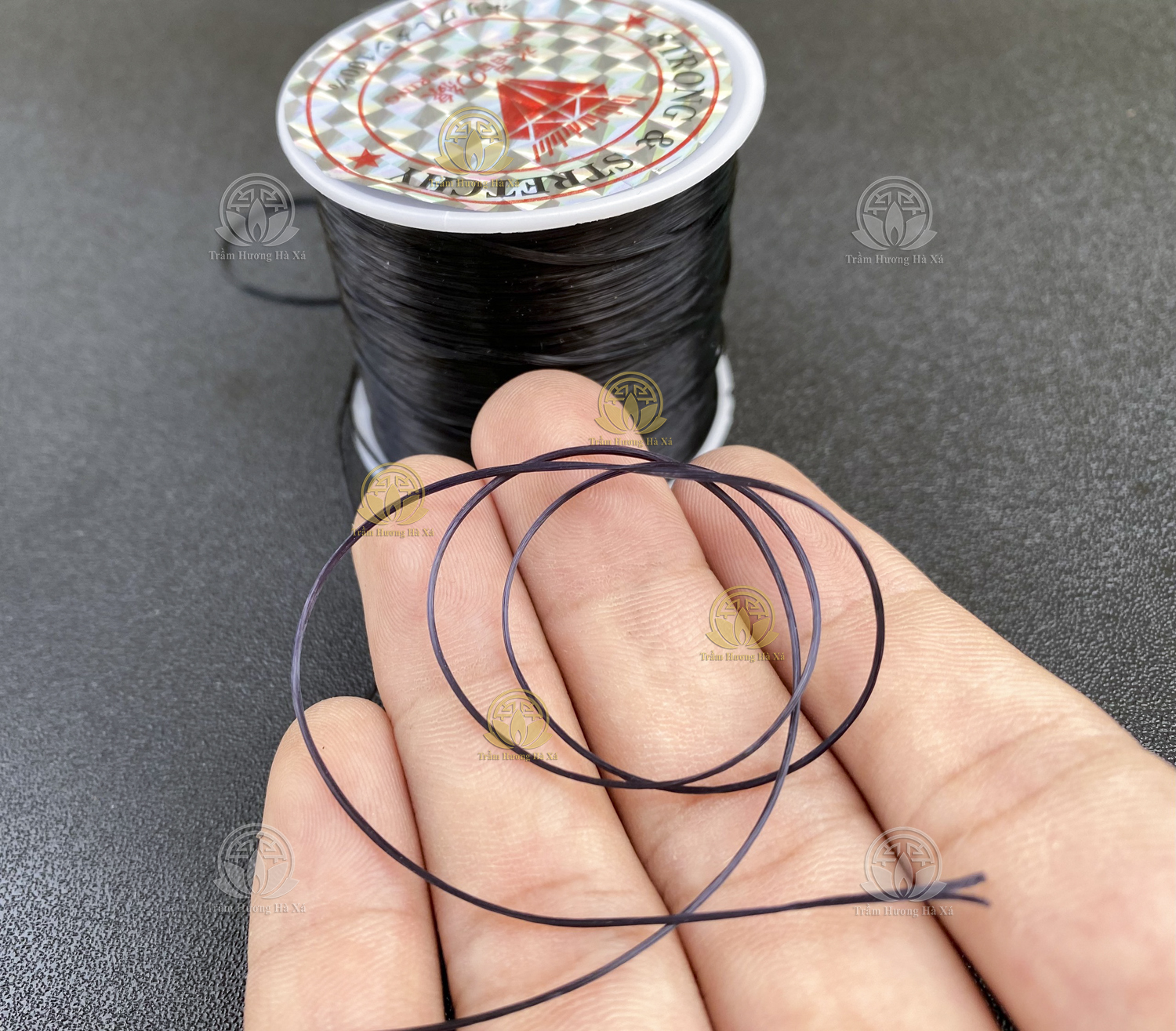 Cuộn dây co giãn xỏ vòng tay, đính cườm, xâu vòng cổ, xâu chuỗi, đàn hồi tốt, siêu bền