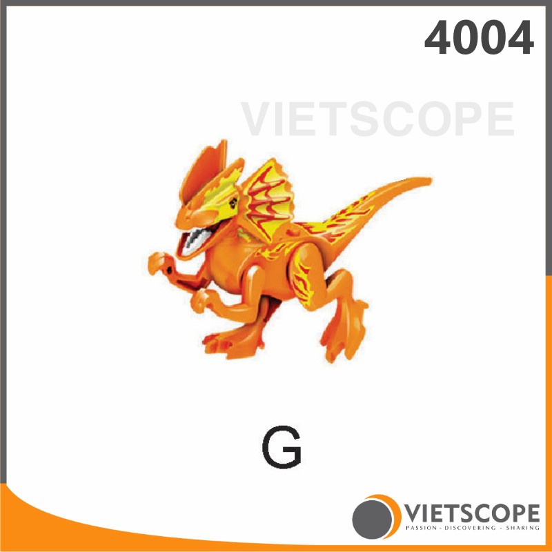 Lắp ráp khủng long jurassic world - non lego - l4004