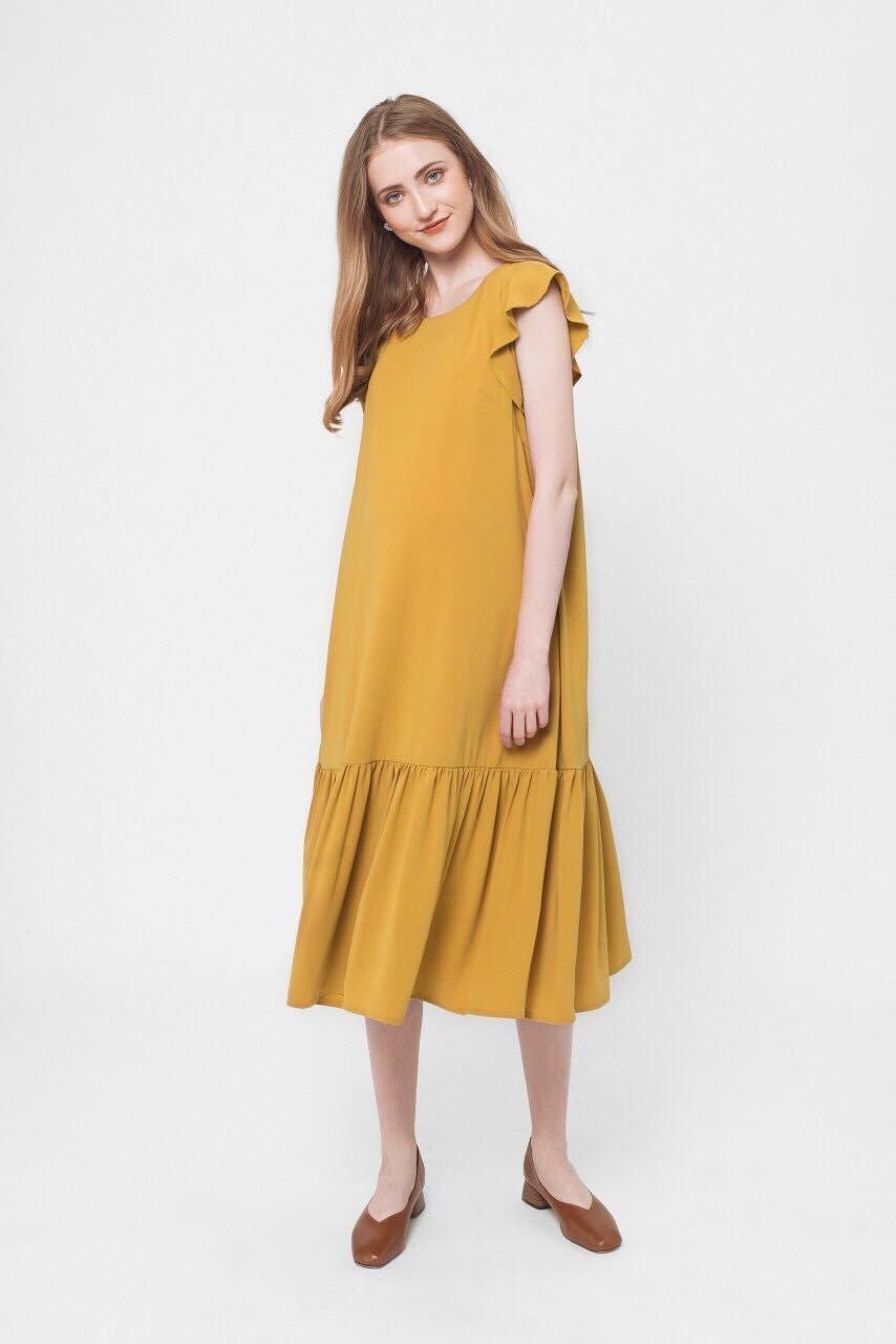 ĐẦM MAXI BẦU ĐUÔI CÁ