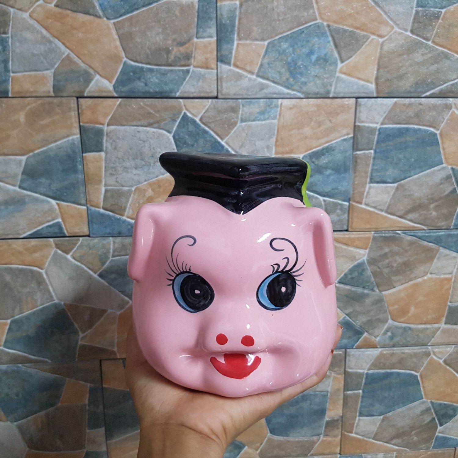 Saving Tube Ceramic Money Saving Piggy Bank