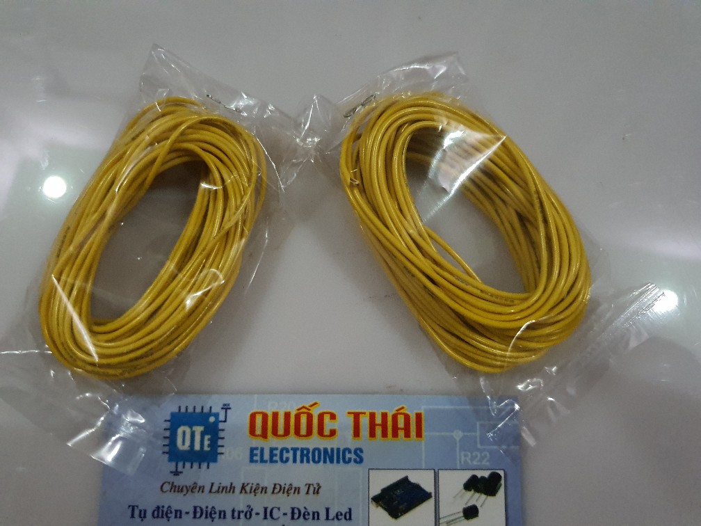Combo 2 cuộn dây điện 263 màu vàng