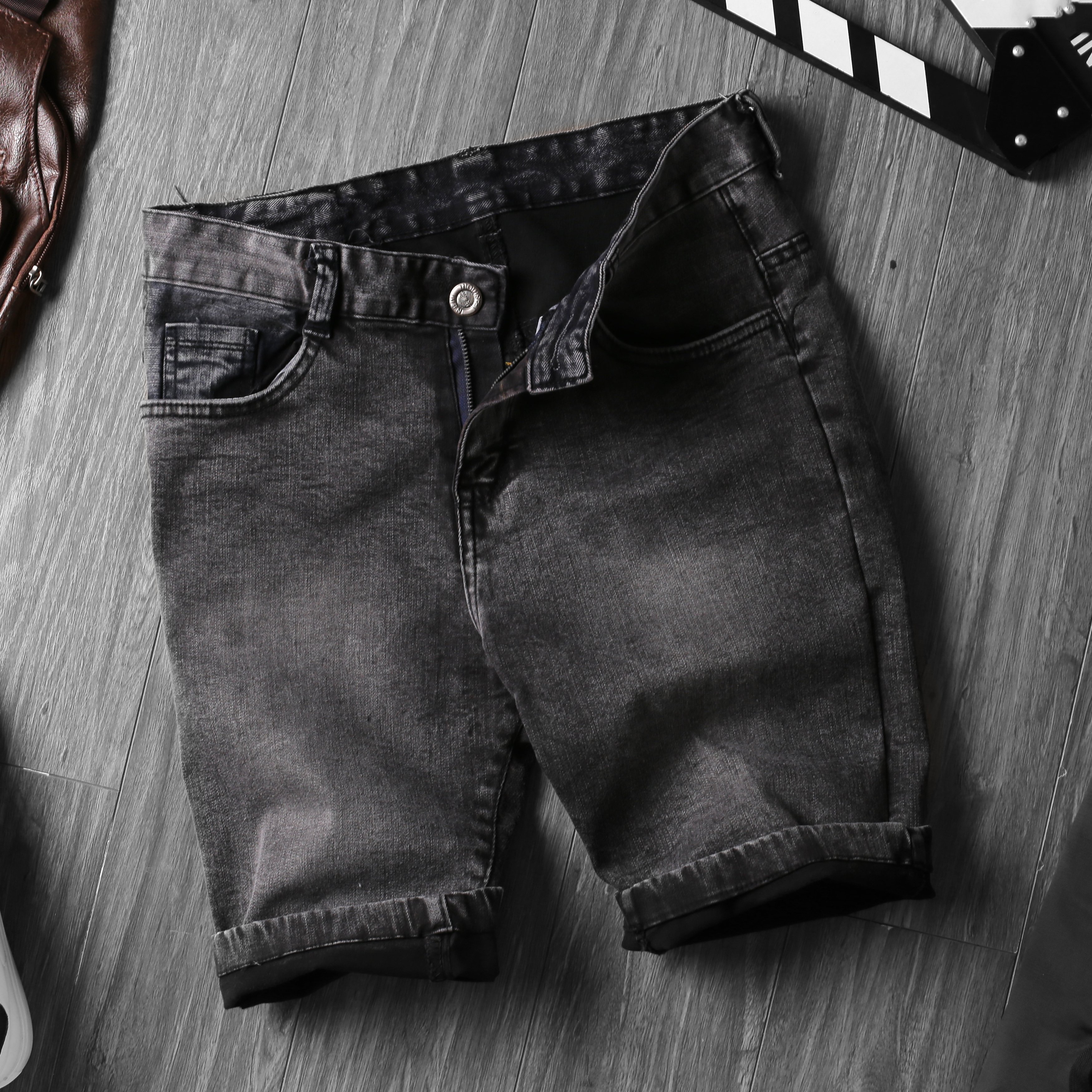 [HCM]Quần short jean nam vải giản cao cấp HT59