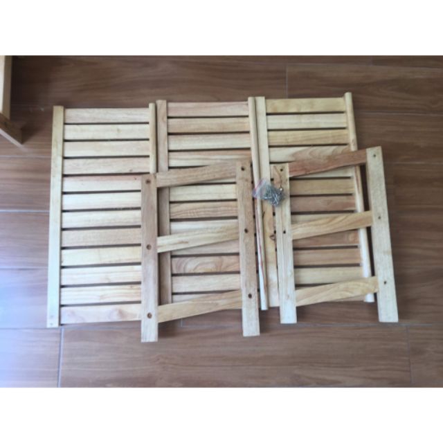 [HCM]Kệ dép gỗ 60cm - 3 tầng