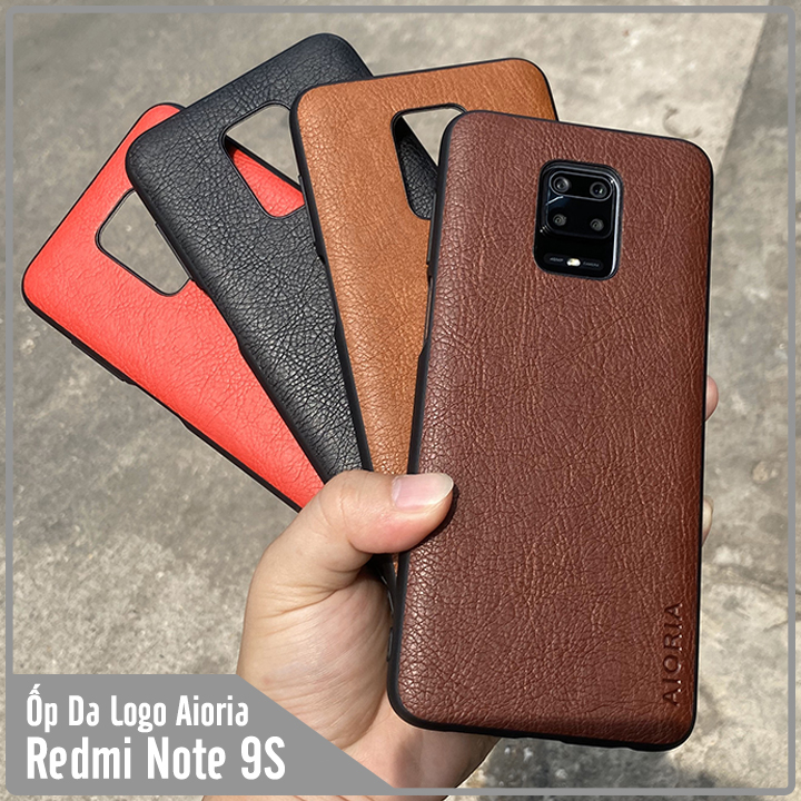 Ốp lưng dùng cho máy Xiaomi Redmi Note 9S - Redmi Note 9 Pro Da AIORIA