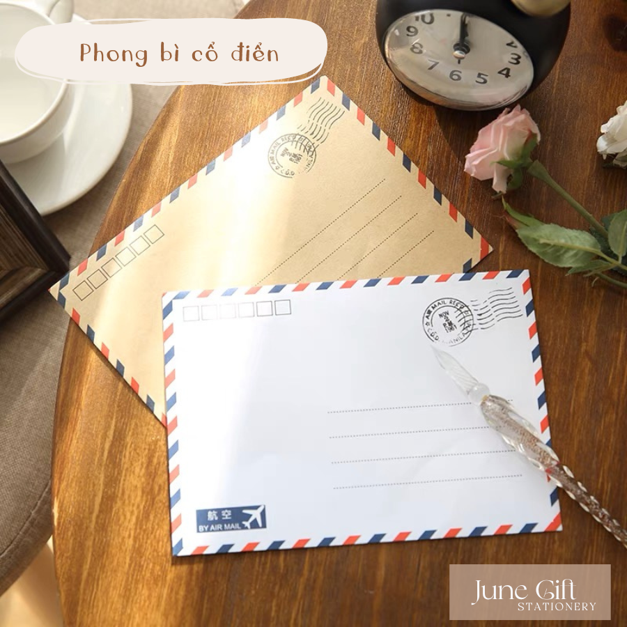 Phong bì thư cổ điển phong cách retro