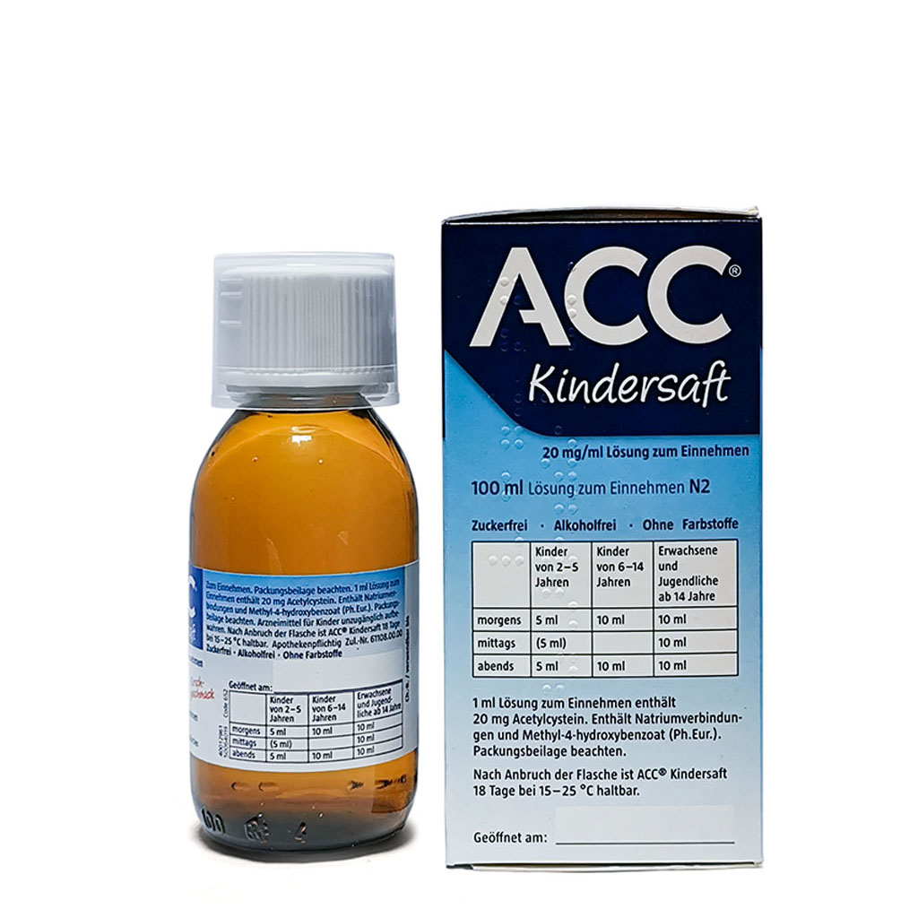 Siro Giảm Ho Long Đờm ACC Kindersaft 100ml