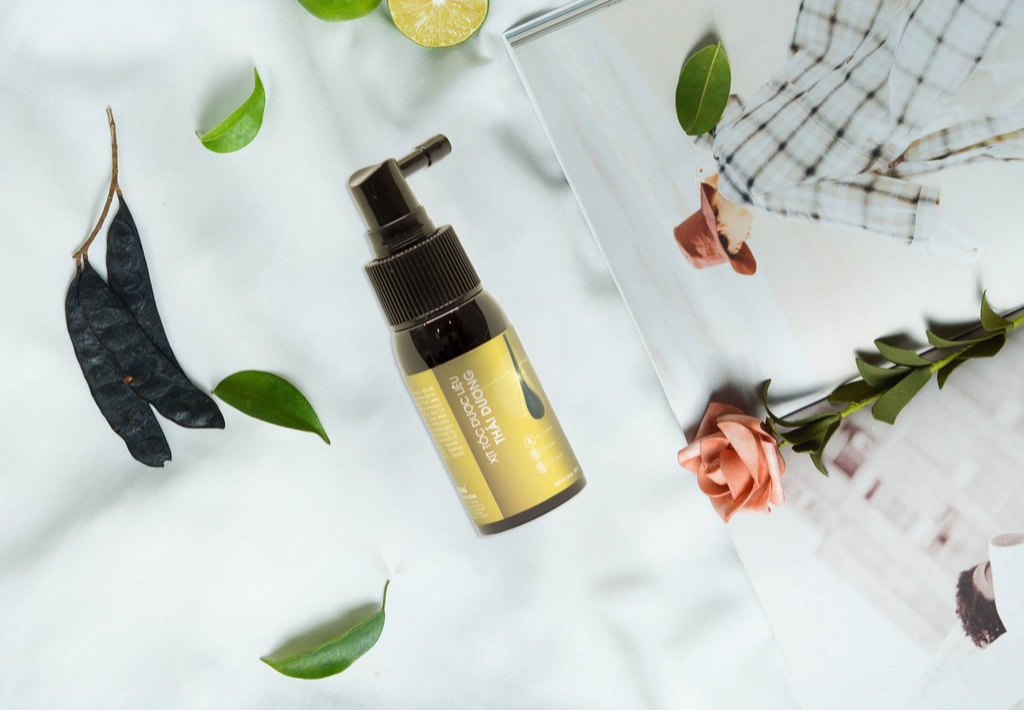 Xịt tóc Dược liệu Thái Dương lọ 30ml [Chính hãng]
