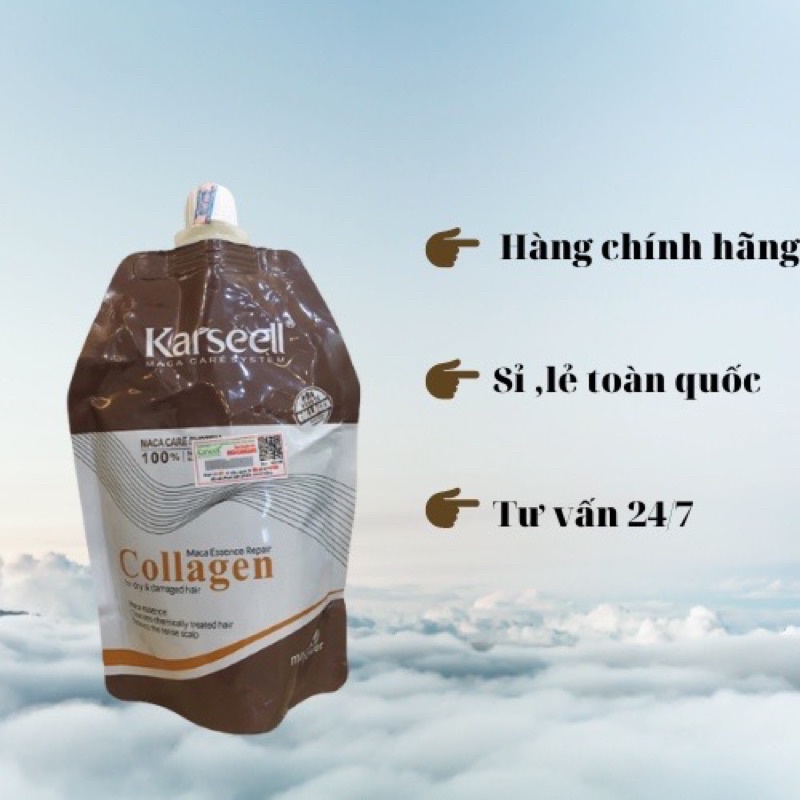 [ Hàng Rẻ Loại 1 ] Kem ủ tóc Karseell Maca Power Collagen 500ml