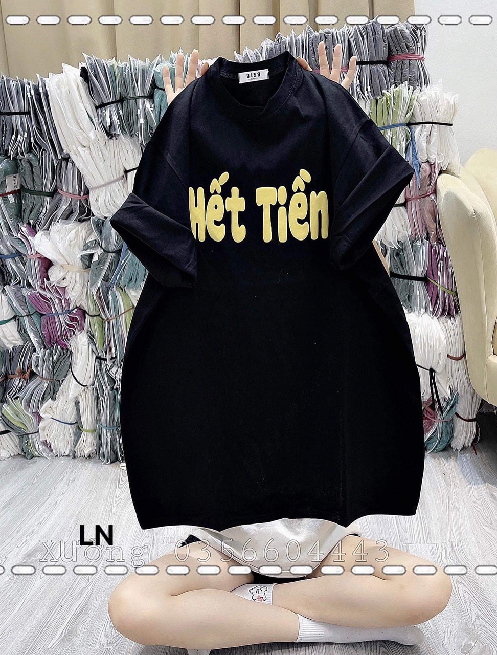 [freship] Áo phông hết tiền  Chất cotton su,ln
