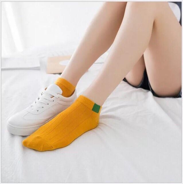 (XÃ KHO) COMBO 10 ĐÔI TẤT NỮ LEN GÂN TĂM HÀN QUỐC