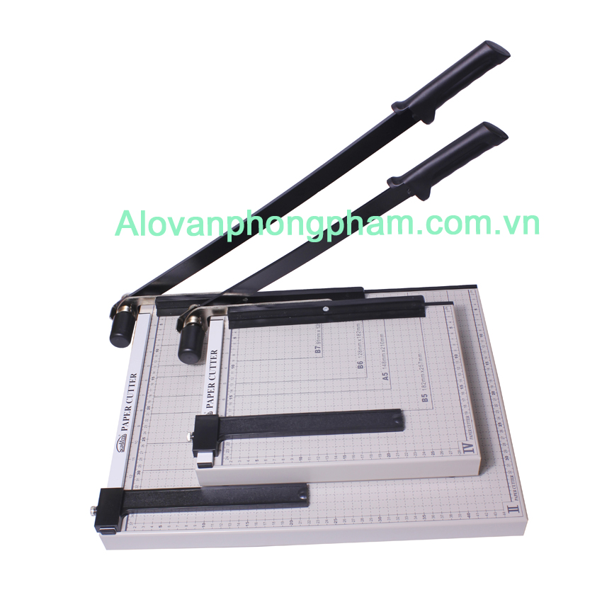 Bàn cắt giấy A4 A3 sắt gỗ Suremark có cữ chặn giấy tiện lợi - sản phẩm chính hãng SUKADO
