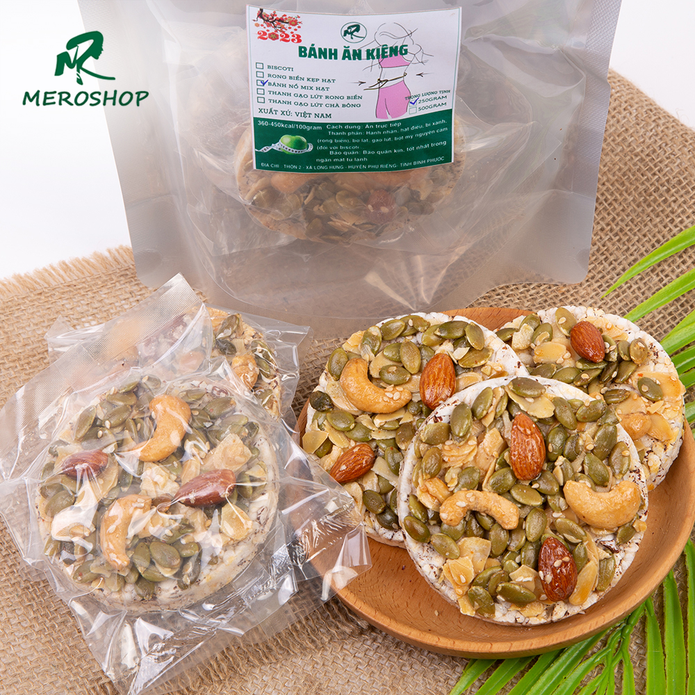 250GRAM BÁNH GẠO LỨT MIX HẠT ĂN KIÊNG