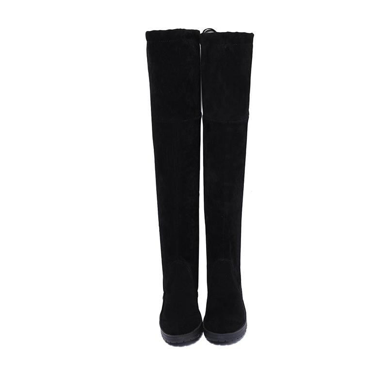 Boot đùi da lộn đến 3cm hot 2018-gcg16, hap1930