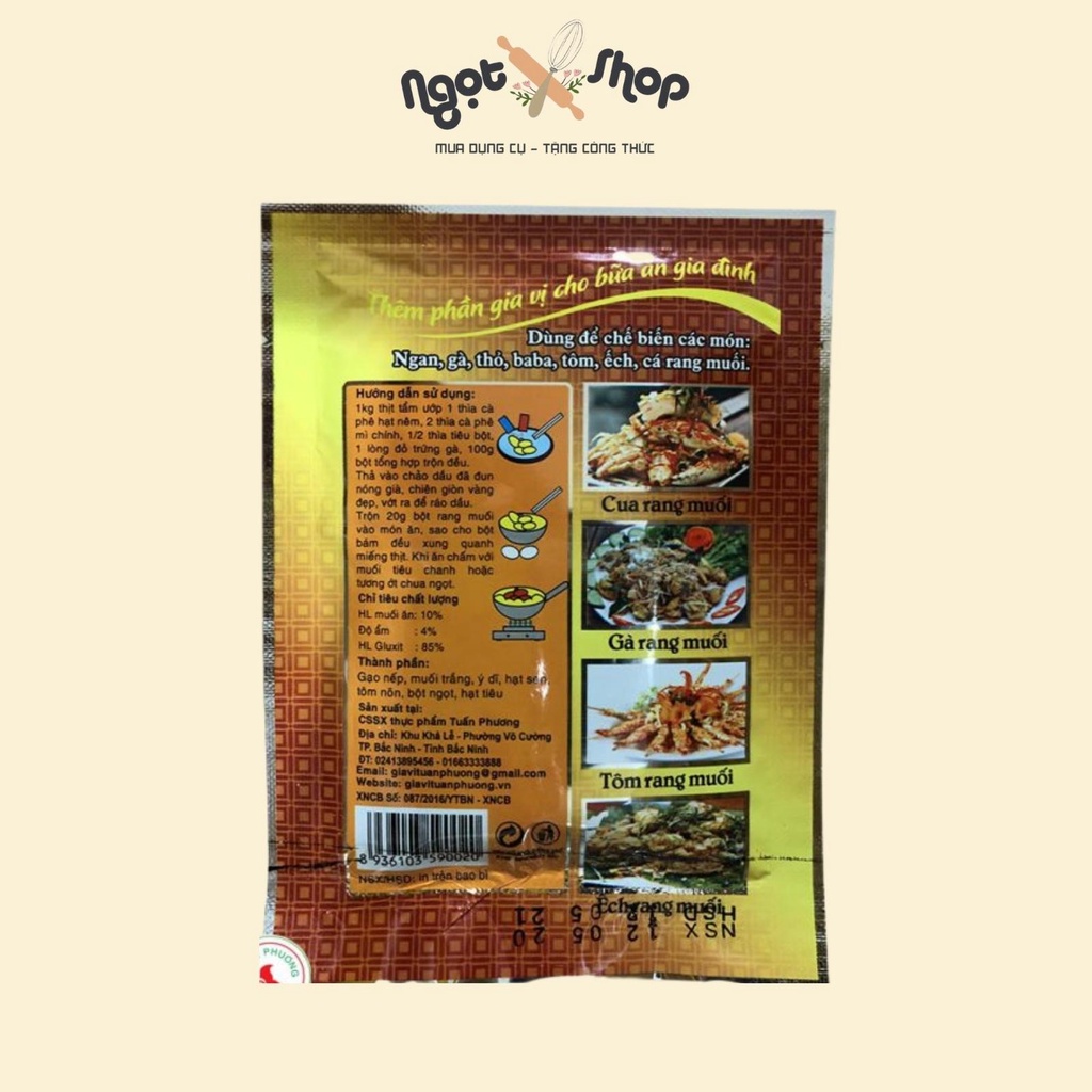 Bột rang muối Tuấn Phương gói 45g