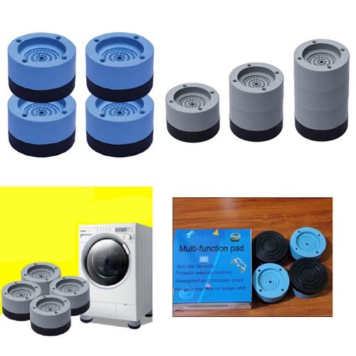 Sét 4 cái đế kê chân máy giặt chống rung silicon cao cấp - bộ 4 đế chống rung máy giặt
