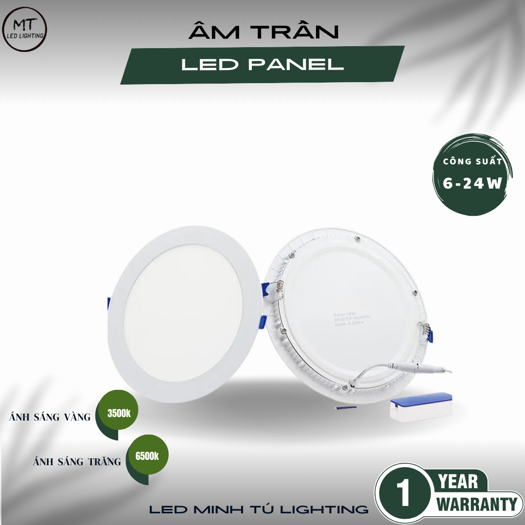 Đèn âm trần siêu mỏng 9W 1 chế độ, 3 chế độ BẢO HÀNH 1 NĂM