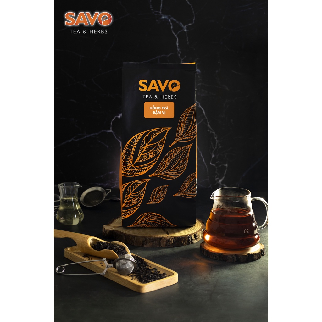 Hồng trà Đậm Vị SAVO - Túi 500g