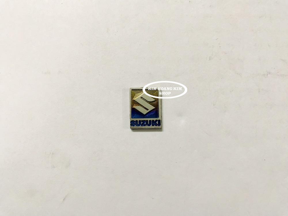 Tem Logo S chất liệu Titanium gắn Raider ,Satria (100% titan)