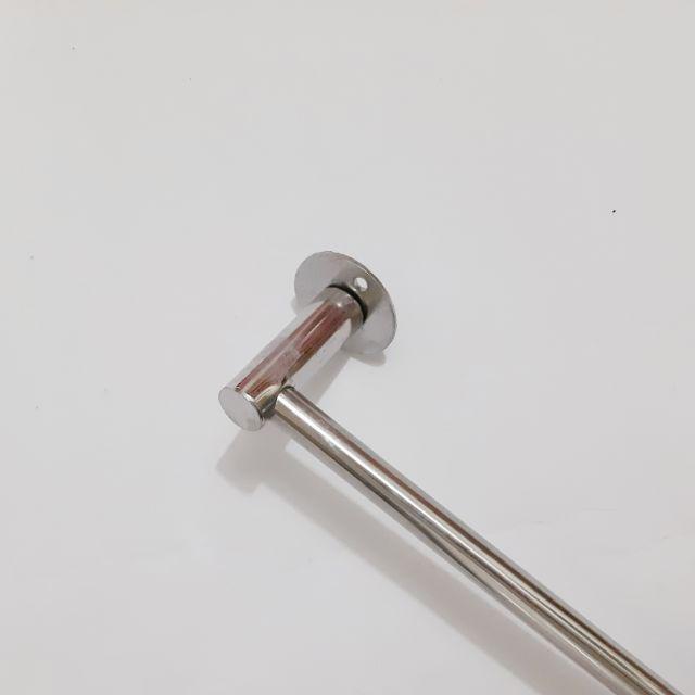 Cây máng khăn phòng tắm inox dài 80cm, 1m