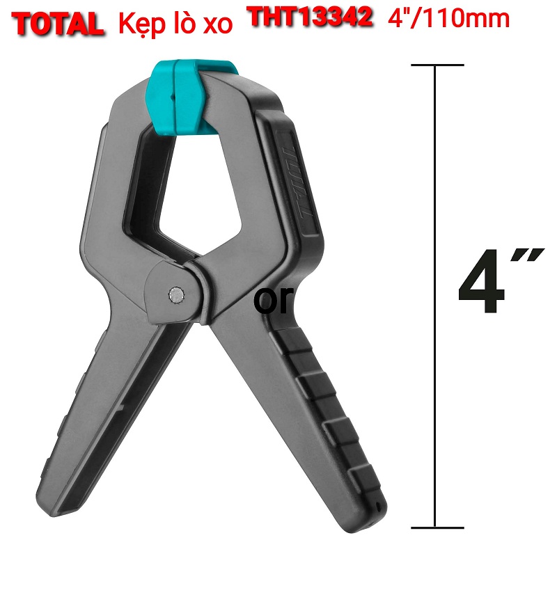 Kẹp lò xo 4 inch Total THT13342