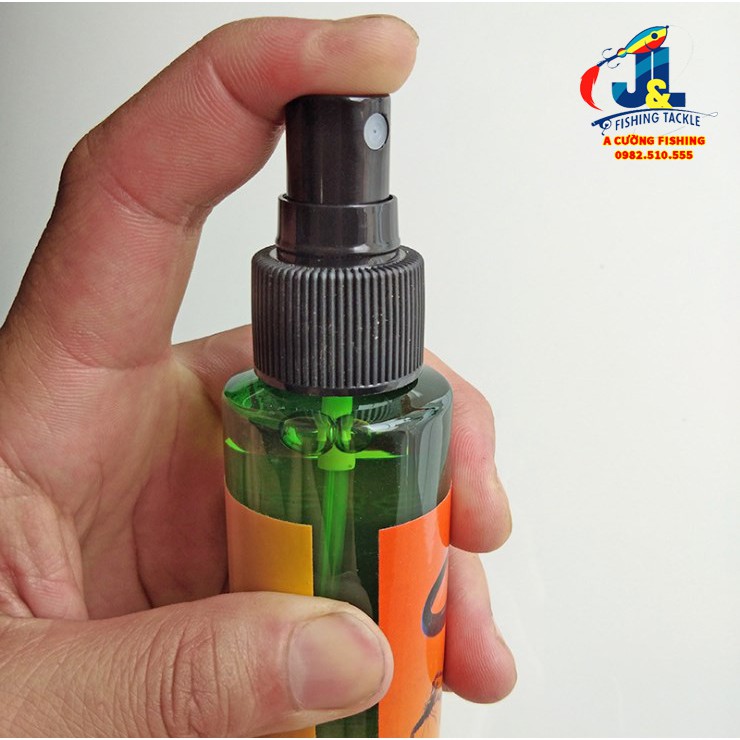 Mồi Dụ LƯƠN Dạng Xịt Đặc Biệt 120ml Siêu Nhậy ( đồ câu cá giang nam )