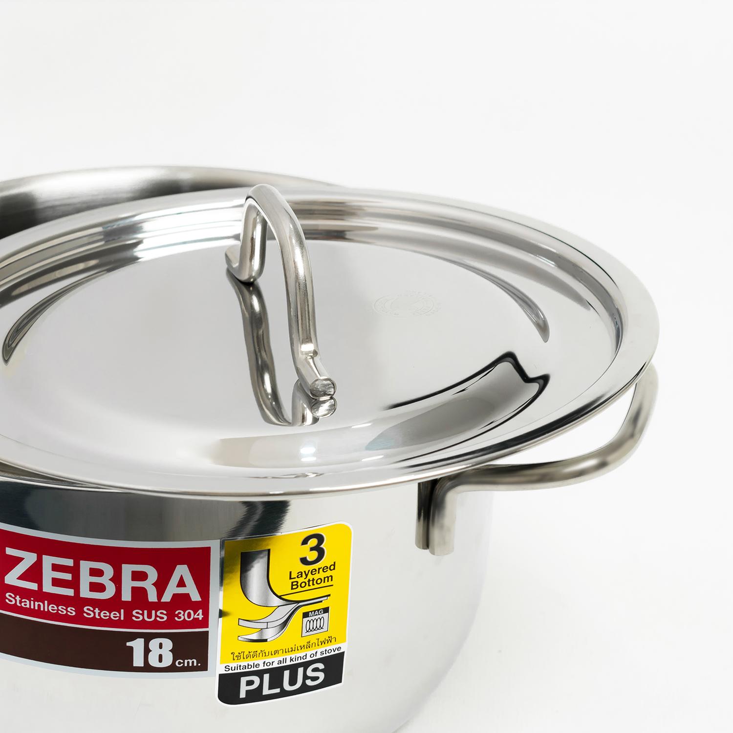 Bộ 3 nồi inox Extra Infinity 0.6mm Zebra - 180827