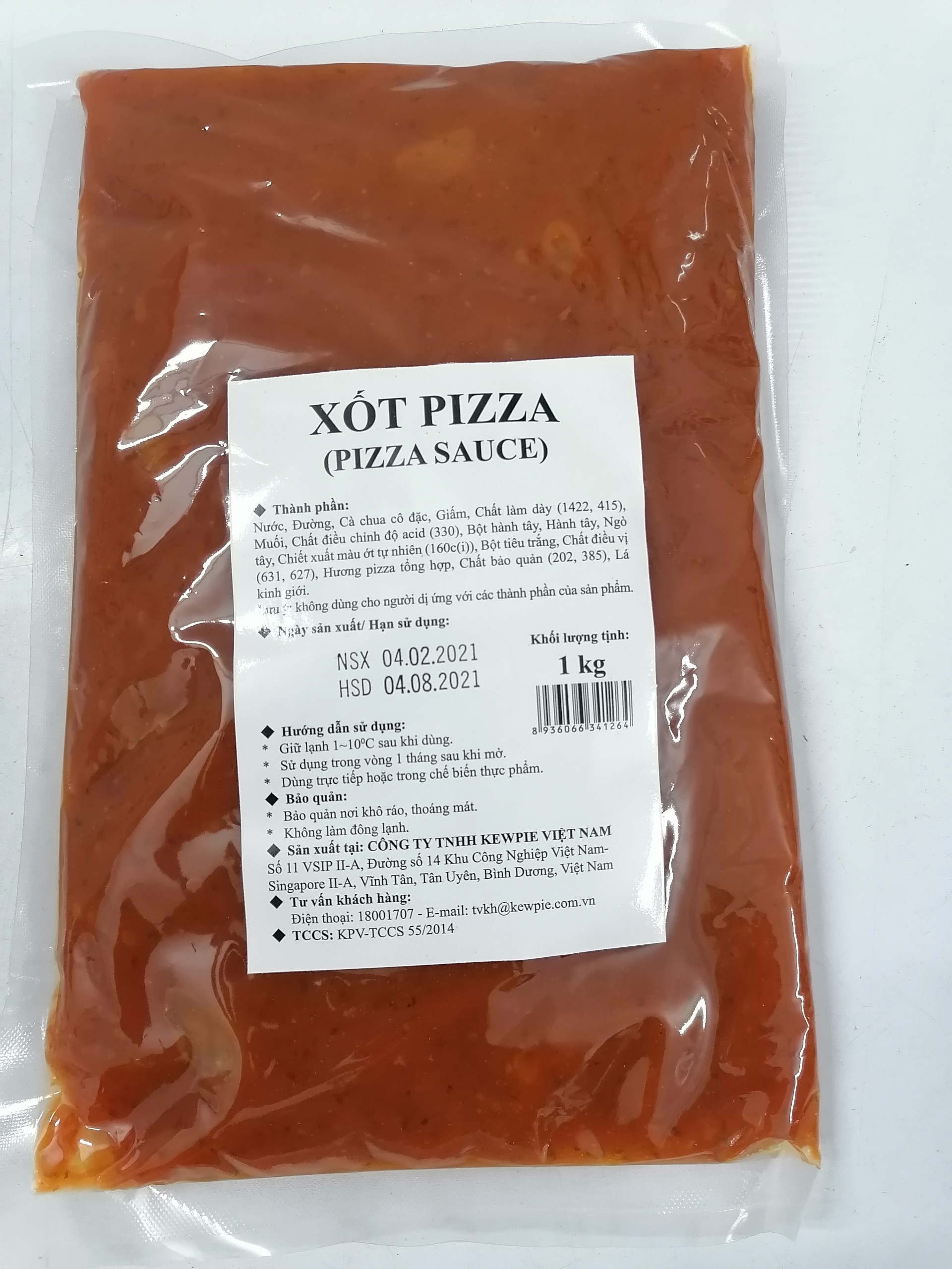 [1 Kg] Xốt PIZZA [VN] KEWPIE Pizza Sauce (hty-hk5)