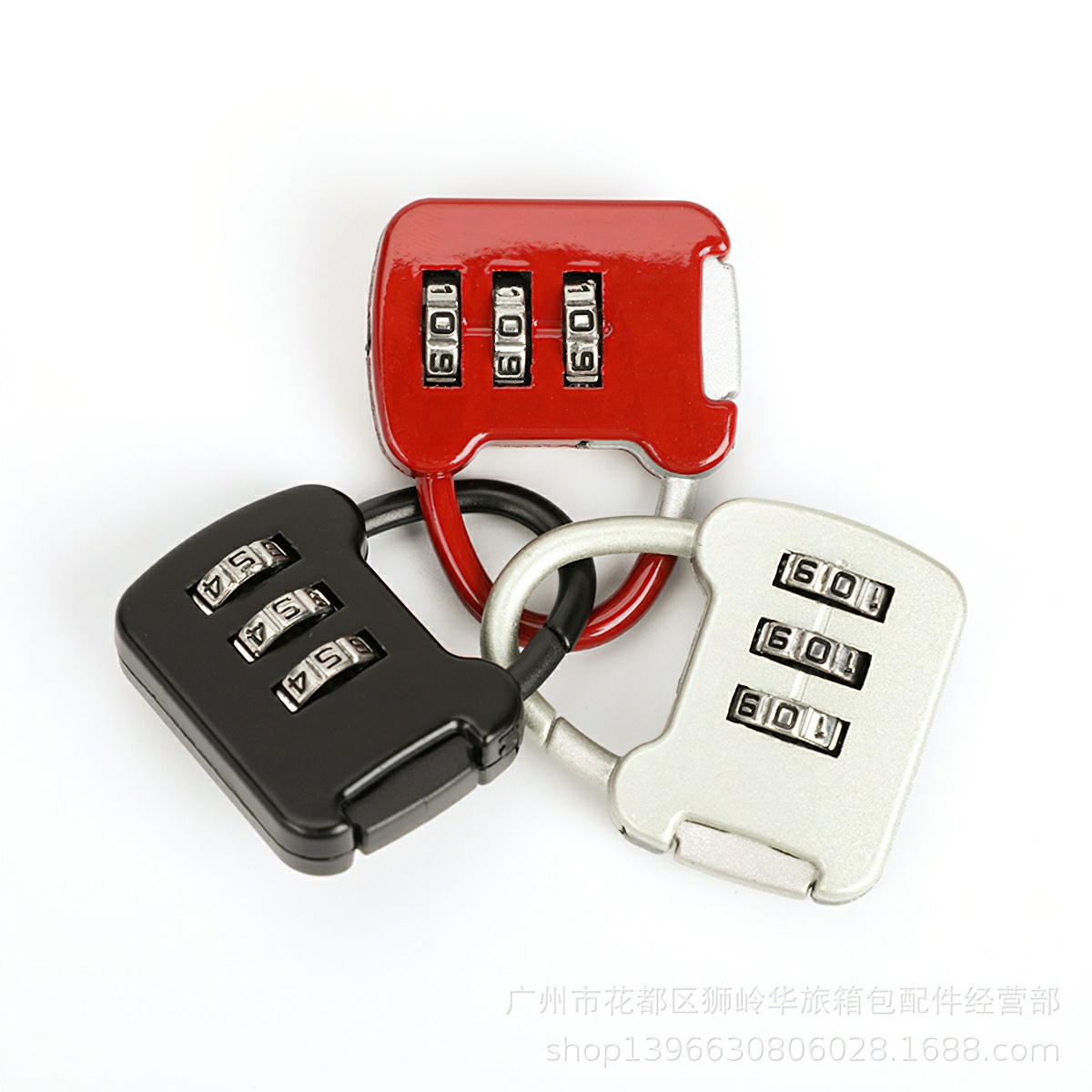 3 Digit Durable Code Combination Password Lock Mini Luggage Case Lock Backpack Padlock -Aeneas Shop