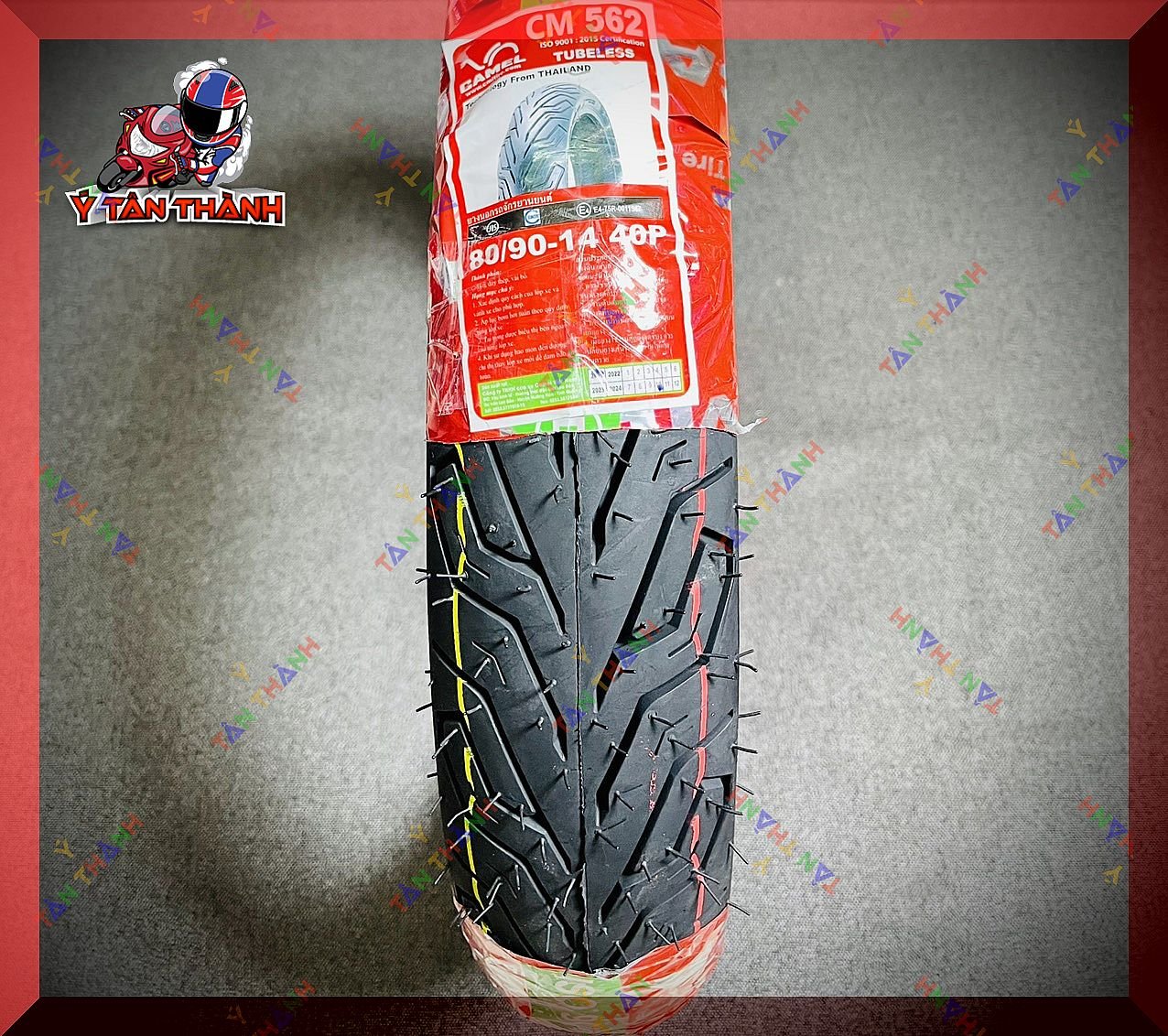 Vỏ lốp trước xe vario,vision,ab,click camel gai city grip số 80/90-14 ms 90