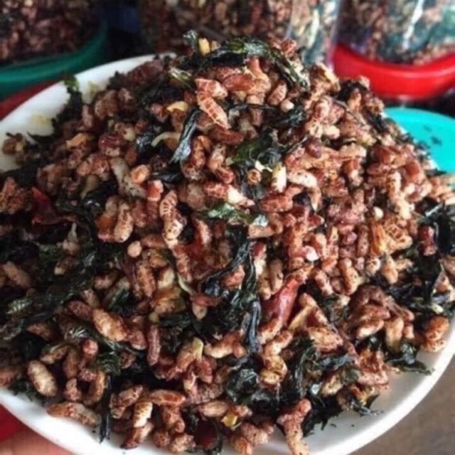 Cốm gạo lứt sấy rong biển bịch 500gr