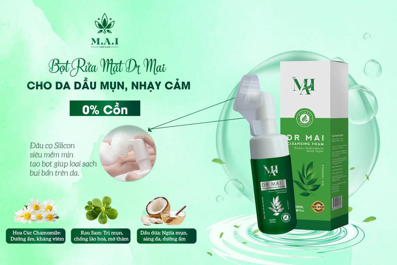 sữa rửa mặt dr mai