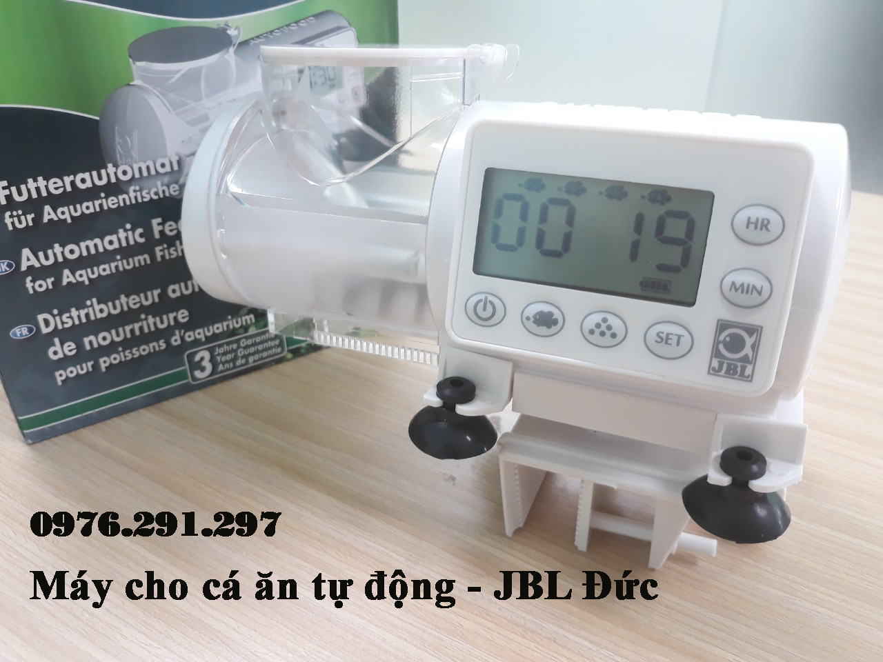 Máy cho cá ăn tự động JBL Autofood White - Đức