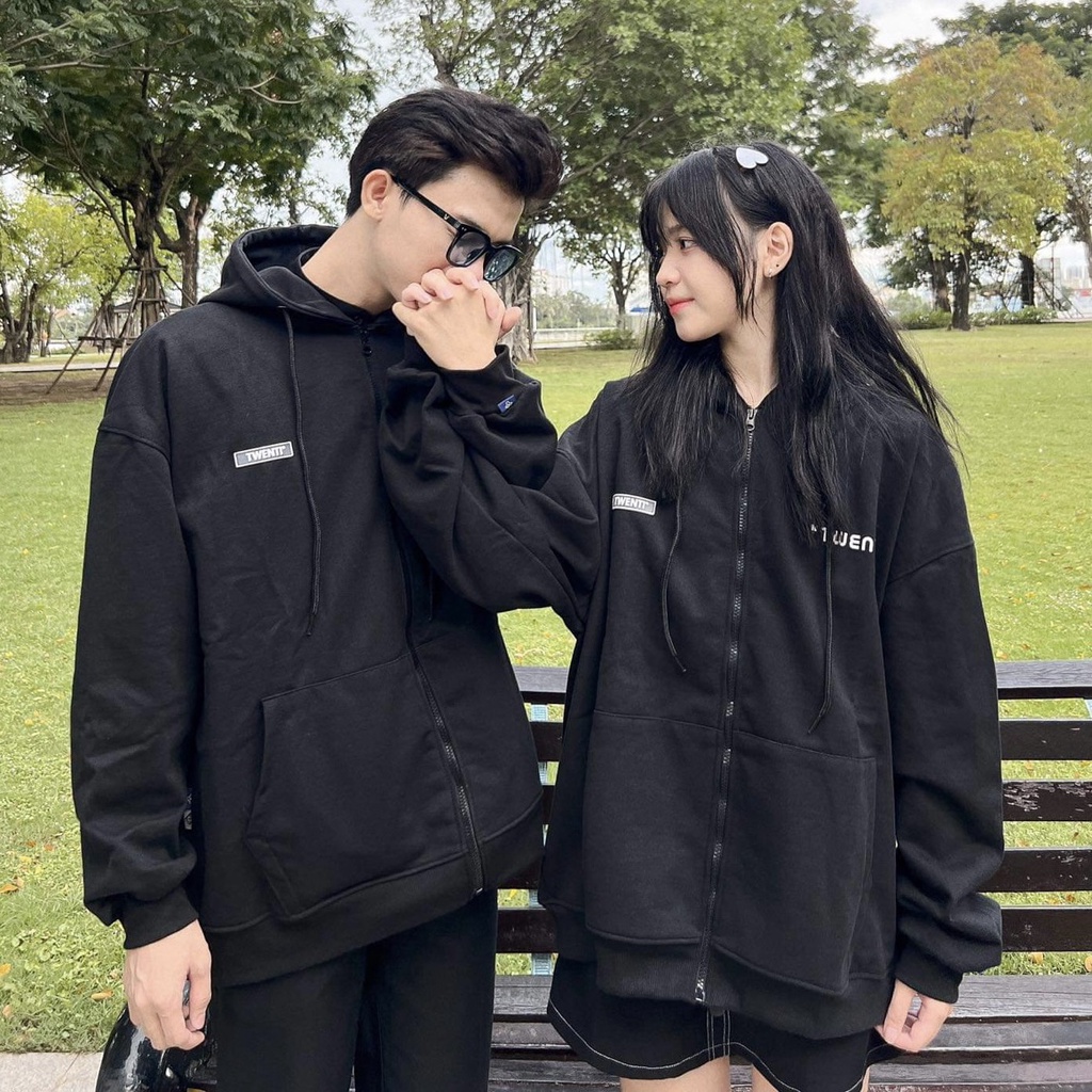[Nhập Lazxuhuong03 - Giảm 40k/299k]ÁO HOODIE NỈ ZIP TWENTI BASIC NĂNG ĐỘNG