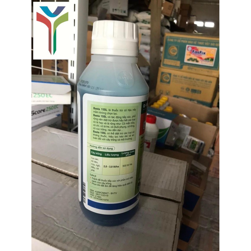 .T.h.u.ố.c. trừ cỏ Basta 15SL Bayer - Chai 1 lít