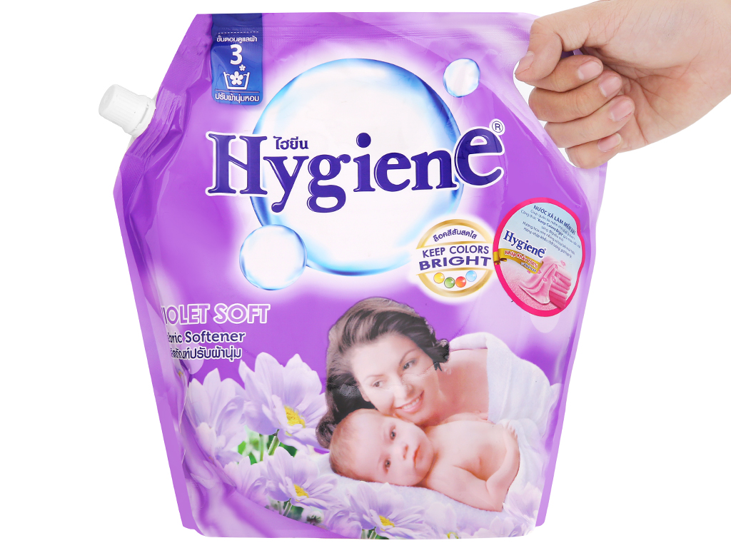 [HCM]NƯỚC XẢ VẢI HYGIENE 1800ML THÁI LAN [MÀU TÍM]
