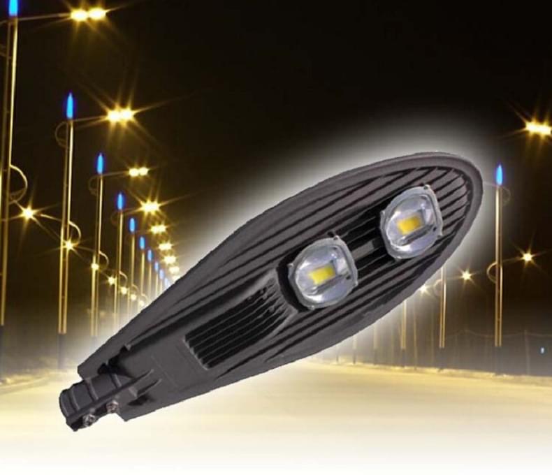 [HCM]Đèn đường 100w kiểu chiếc lá ( công suất đủ) - BẢO HÀNH 24 THÁNG