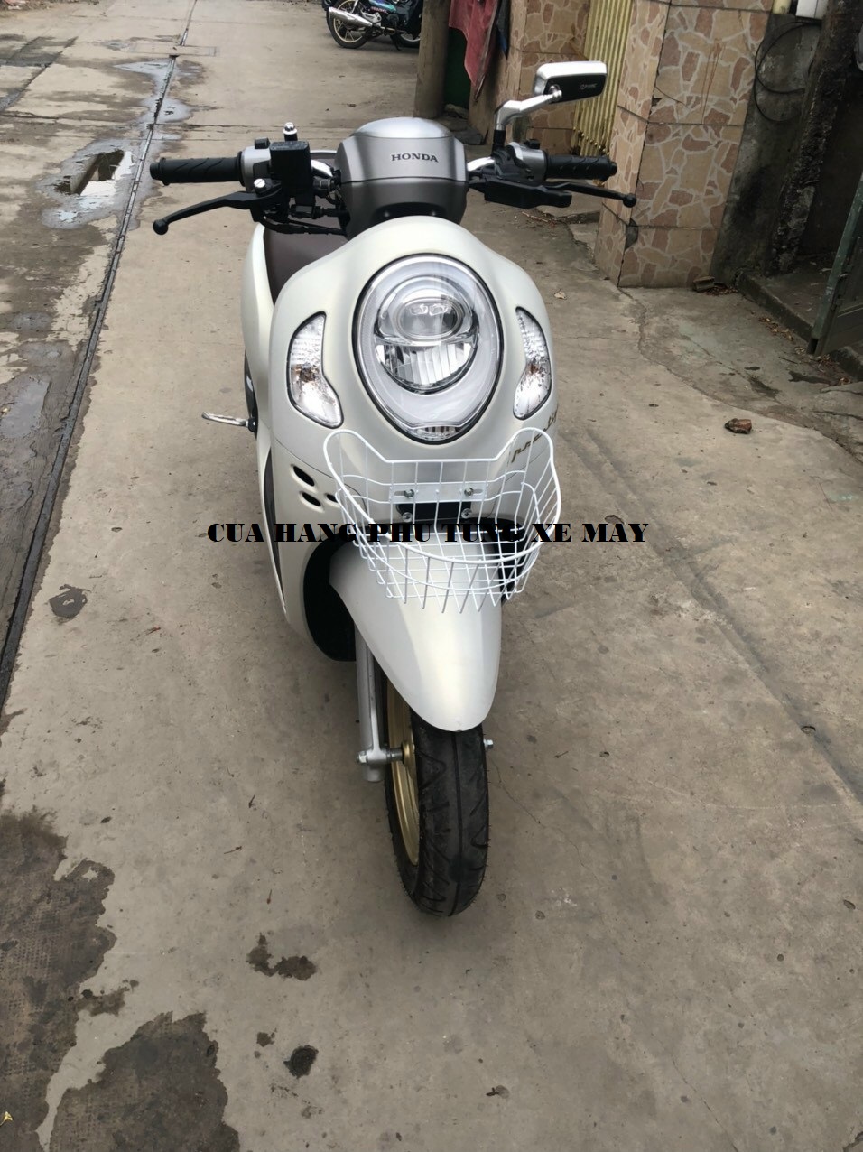 Rổ trước xe Scoopy mẫu mới