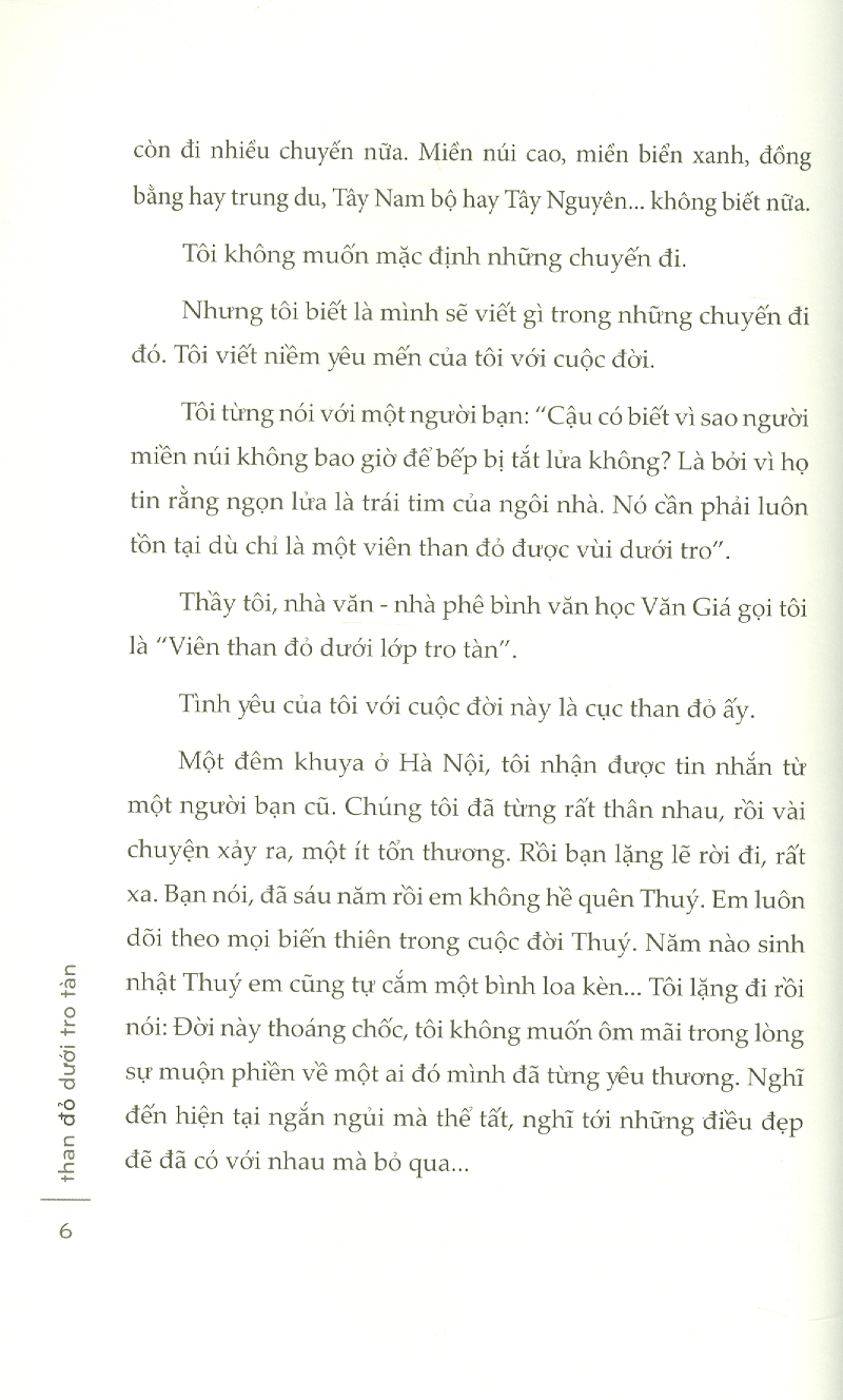 Than Đỏ Dưới Tro Tàn (Tản Văn)