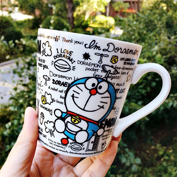 Cốc Sứ 350ML Doremon Doraemon Không Kèm Thìa