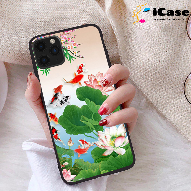Ốp lưng iPhone 11 Pro Max viền dẻo TPU BST Sen