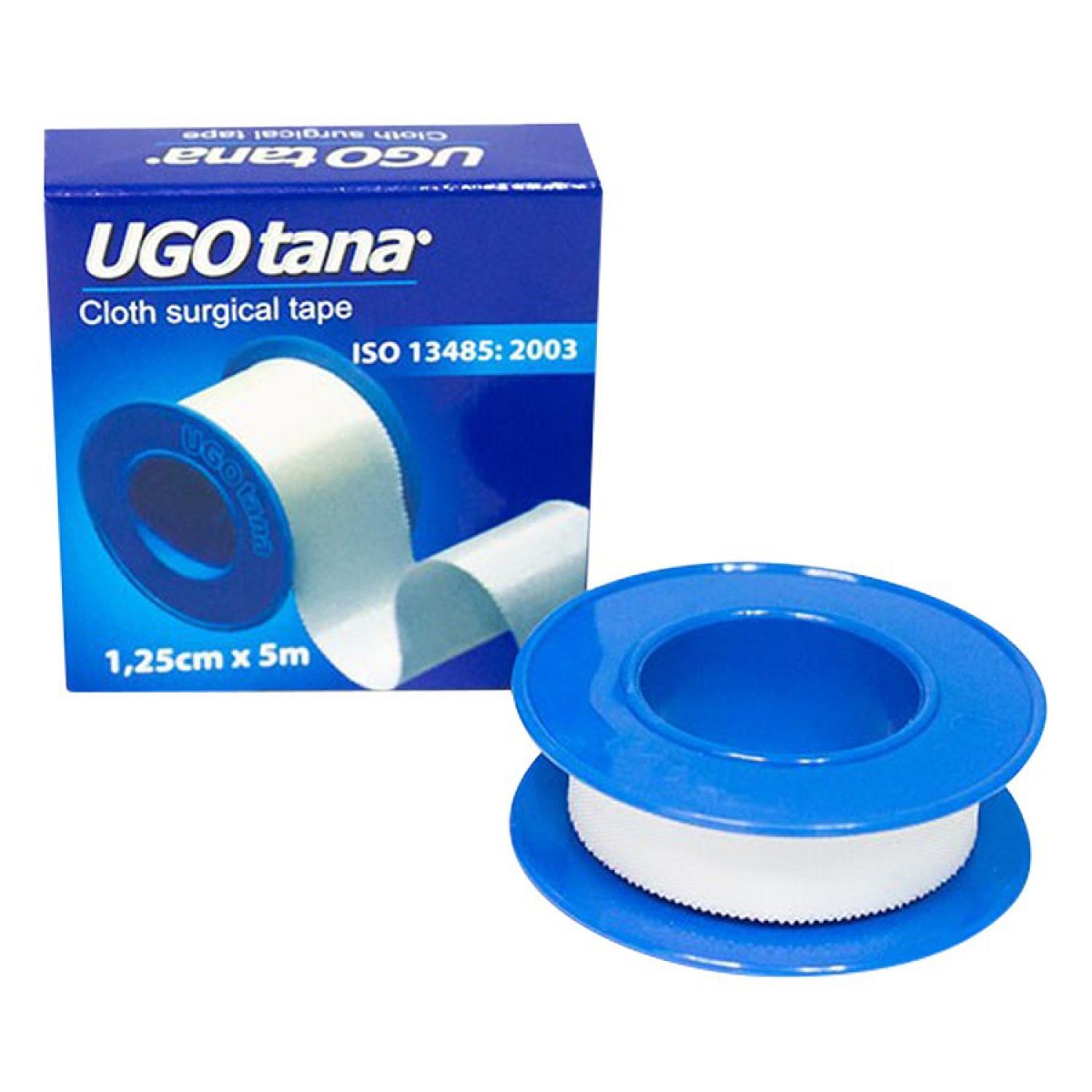 10 hộp băng dính cuộn vải lụa y tế ugotana kích thước 1,25cm x 5m
