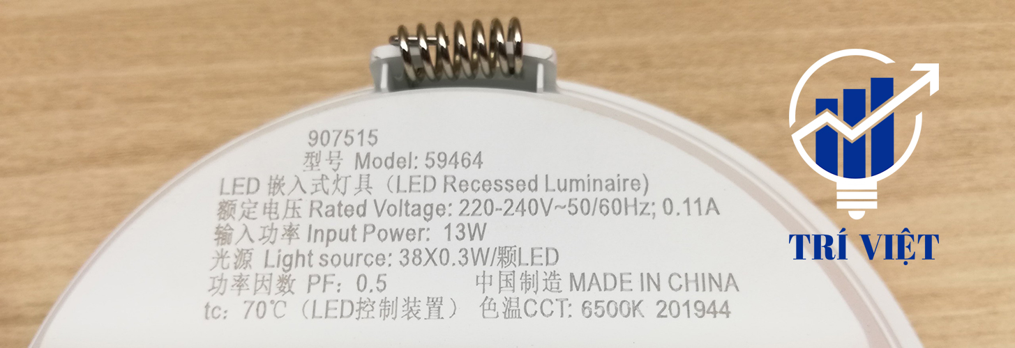 [HCM]Combo 12 Đèn led âm trần Philips 13W 59464 MESON - 6500k (trắng)