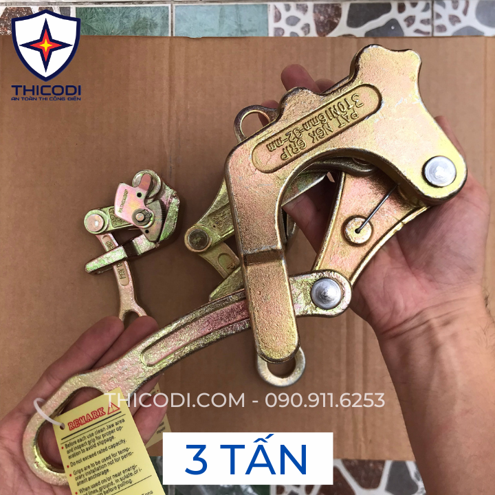 Đớp cáp cóc kẹp cáp ngậm cáp điện 1 tấn - 2 tấn - 3 tấn