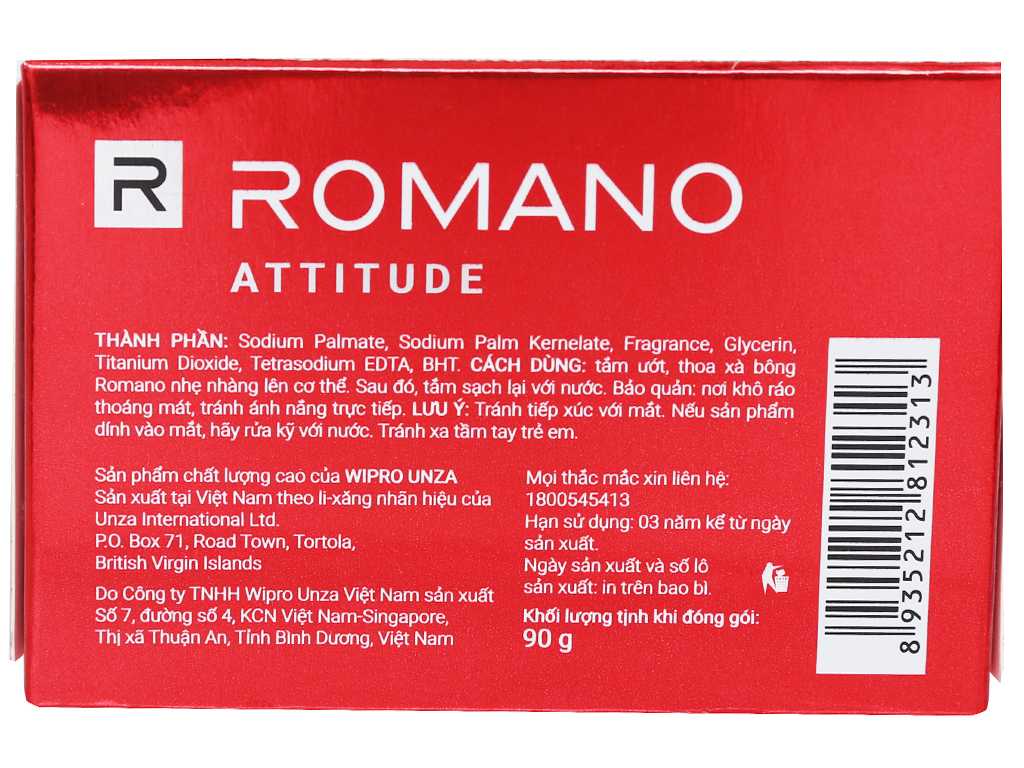Xà bông thơm Romano 90g